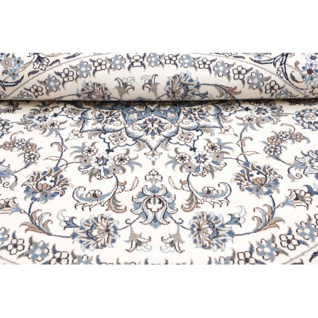 Tappeto Nain Kashmar Persia beige grigio 244x246