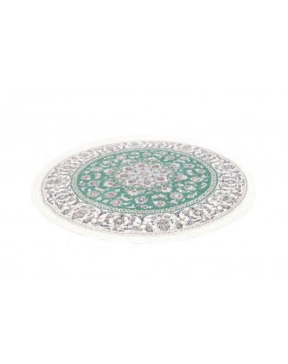 Tappeto Nain Kashmar Persia blu 197x200