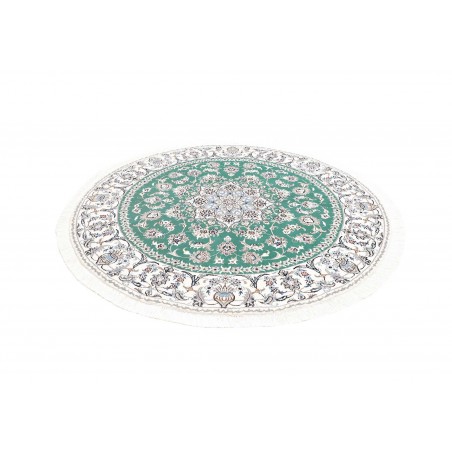 Tappeto Nain Kashmar Persia blu 197x200