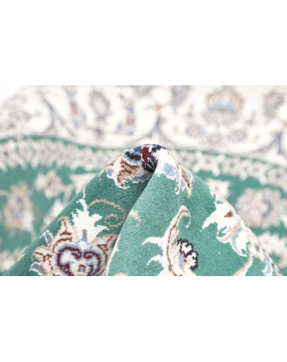 Tappeto Nain Kashmar Persia blu 197x200