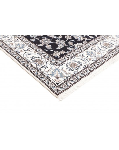 Tappeto Nain Kashmar Persia grigio 195x200