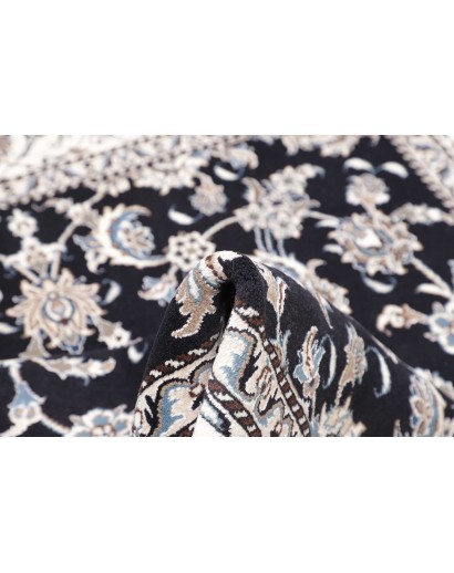 Tappeto Nain Kashmar Persia grigio 195x200