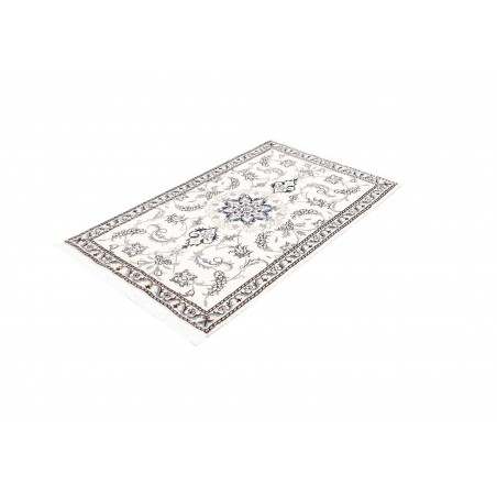 Tappeto Nain Kashmar Persia beige grigio 88x143