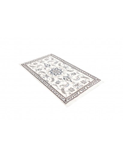 Tappeto Nain Kashmar Persia beige grigio 88x143