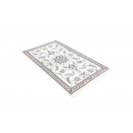Tappeto Nain Kashmar Persia beige grigio 88x143
