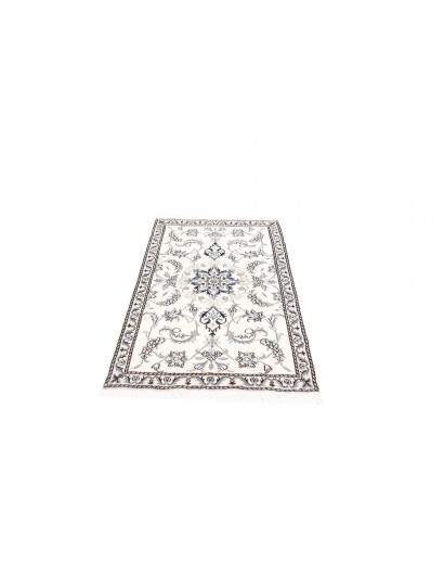 Tappeto Nain Kashmar Persia beige grigio 88x143