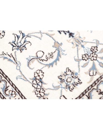 Tappeto Nain Kashmar Persia beige grigio 88x143