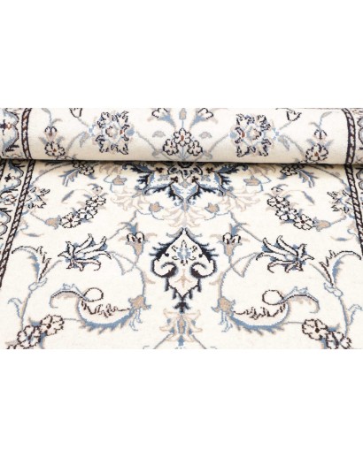 Tappeto Nain Kashmar Persia beige grigio 88x143