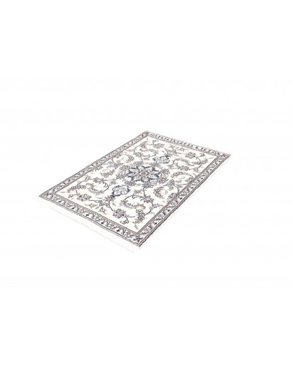 Tappeto Nain Kashmar Persia beige grigio 90x133