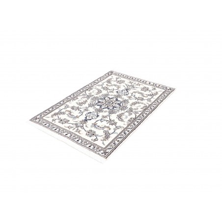 Tappeto Nain Kashmar Persia beige grigio 90x133