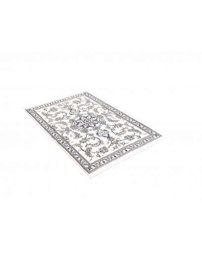 Tappeto Nain Kashmar Persia beige grigio 90x133