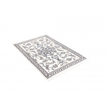 Tappeto Nain Kashmar Persia beige grigio 90x133
