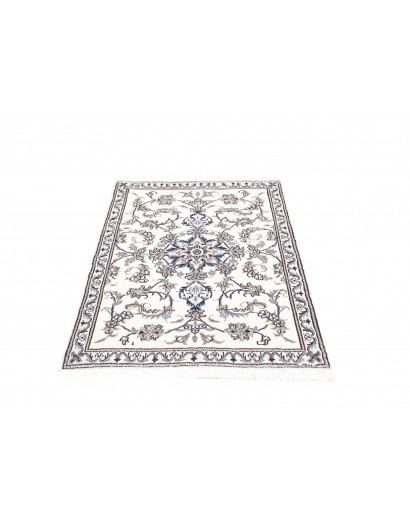 Tappeto Nain Kashmar Persia beige grigio 90x133