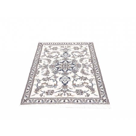 Tappeto Nain Kashmar Persia beige grigio 90x133