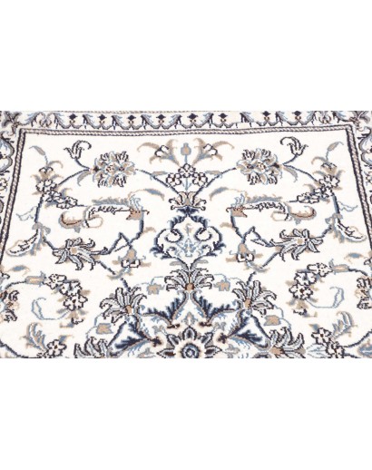 Tappeto Nain Kashmar Persia beige grigio 90x133