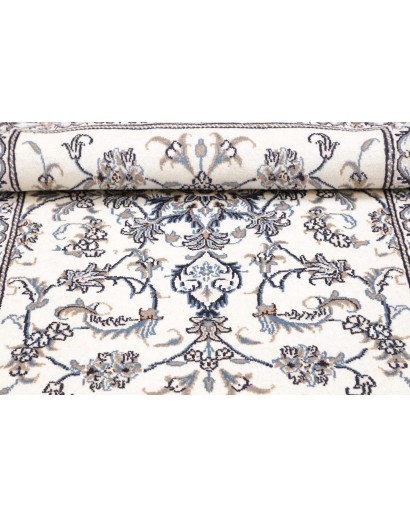 Tappeto Nain Kashmar Persia beige grigio 90x133