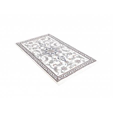 Tappeto Nain Kashmar Persia beige grigio 88x140