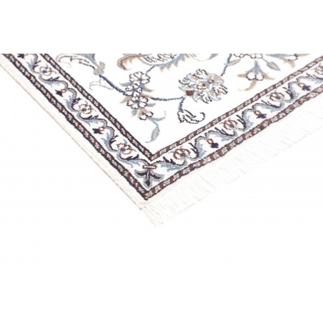 Tappeto Nain Kashmar Persia beige grigio 88x140