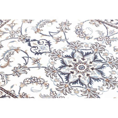 Tappeto Nain Kashmar Persia beige grigio 88x140