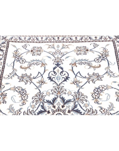 Tappeto Nain Kashmar Persia beige grigio 88x140