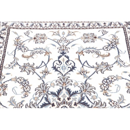 Tappeto Nain Kashmar Persia beige grigio 88x140