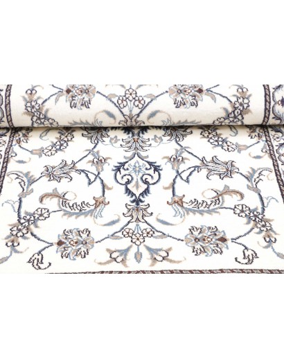 Tappeto Nain Kashmar Persia beige grigio 88x140