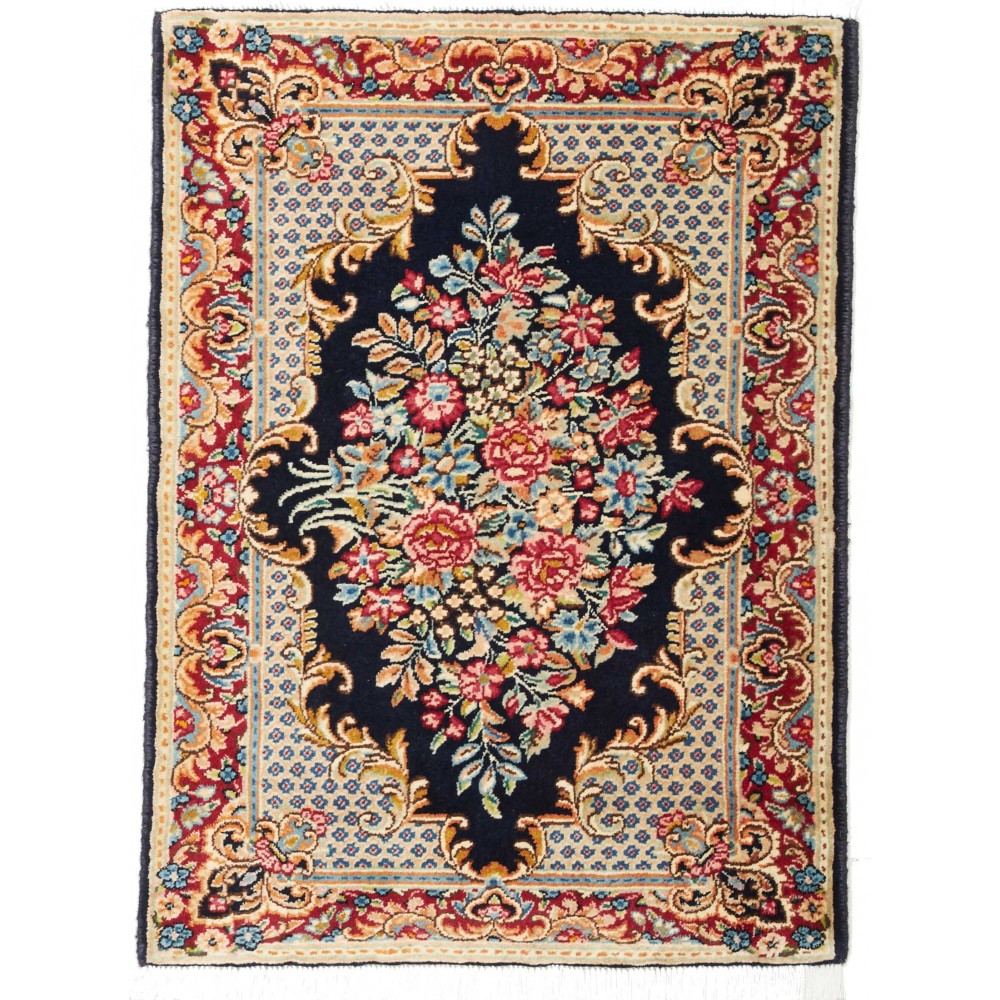 Tappeto Kerman Persia marrone 65x90 Tappeto Kerman Persia marrone 65x90