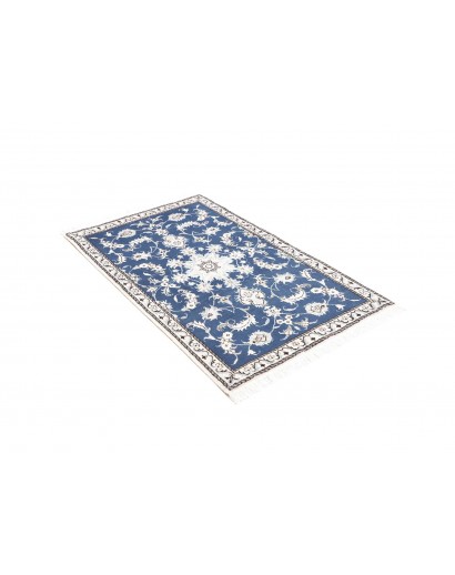 Tappeto Nain Kashmar Persia blu 88x140