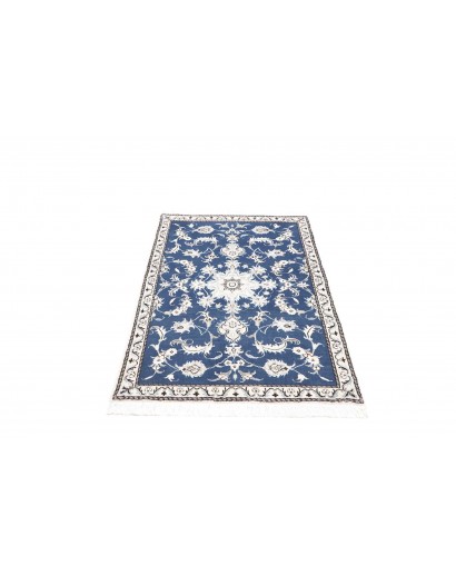 Tappeto Nain Kashmar Persia blu 88x140
