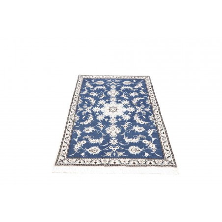 Tappeto Nain Kashmar Persia blu 88x140