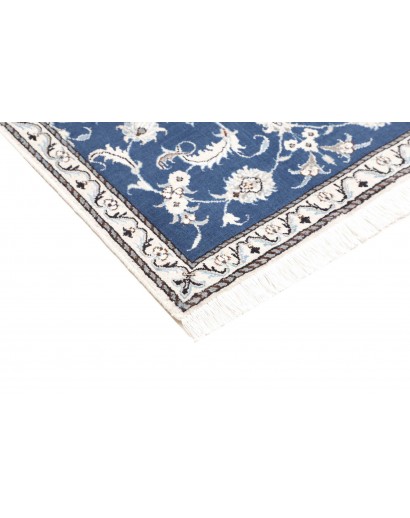 Tappeto Nain Kashmar Persia blu 88x140