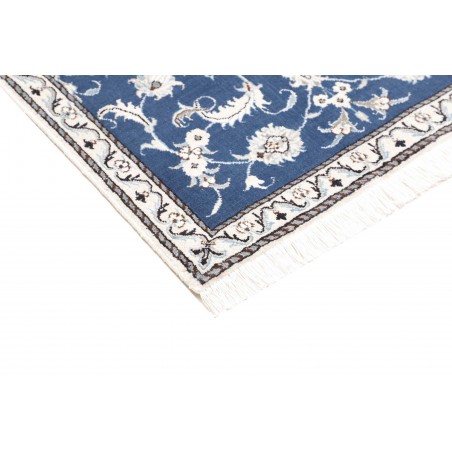 Tappeto Nain Kashmar Persia blu 88x140
