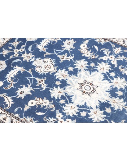 Tappeto Nain Kashmar Persia blu 88x140