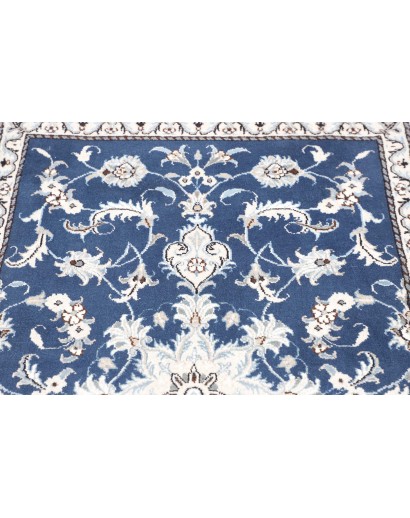 Tappeto Nain Kashmar Persia blu 88x140