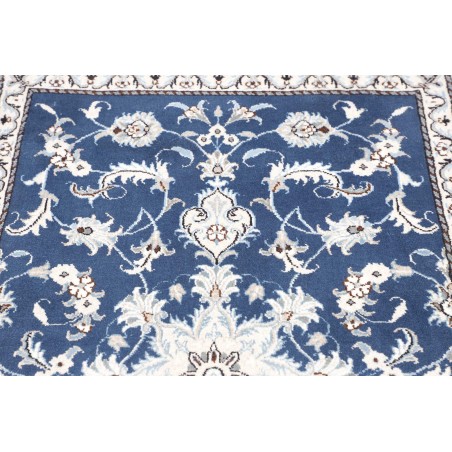 Tappeto Nain Kashmar Persia blu 88x140