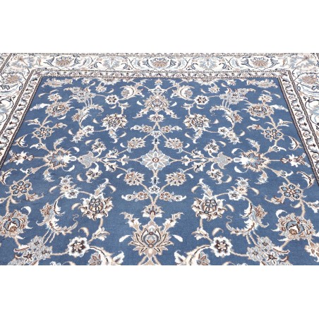 Tappeto Nain Kashmar Persia bianco grigio 192x212