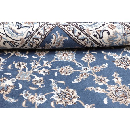 Tappeto Nain Kashmar Persia bianco grigio 192x212