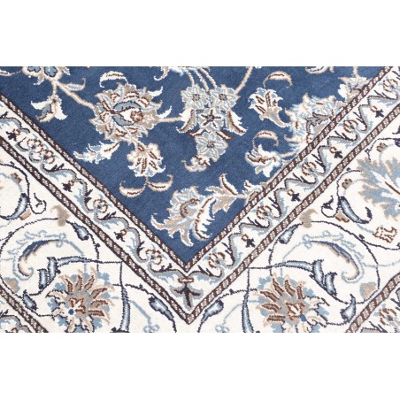 Tappeto Nain Kashmar Persia bianco grigio 196x210