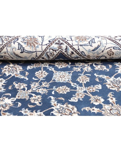 Tappeto Nain Kashmar Persia bianco grigio 196x210