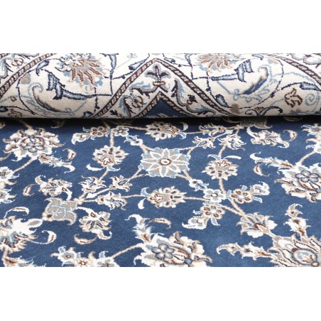 Tappeto Nain Kashmar Persia bianco grigio 196x210