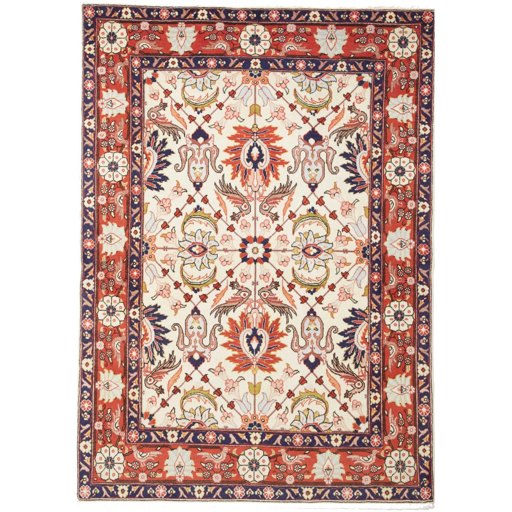 Tappeto Varamin Persia giallo marrone 110x150 Tappeto Varamin Persia giallo marrone 110x150