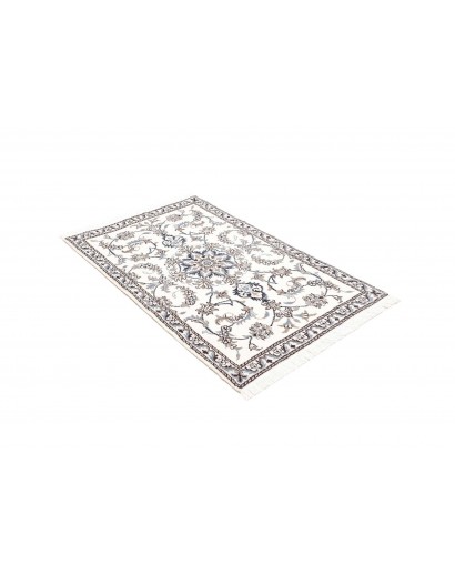 Tappeto Nain Kashmar Persia beige azzurro 88x142