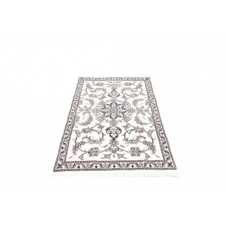 Tappeto Nain Kashmar Persia beige azzurro 88x142