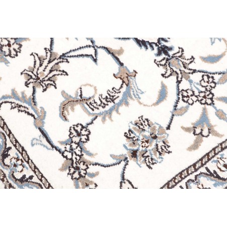 Tappeto Nain Kashmar Persia beige azzurro 88x142