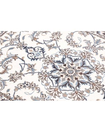 Tappeto Nain Kashmar Persia beige azzurro 88x142