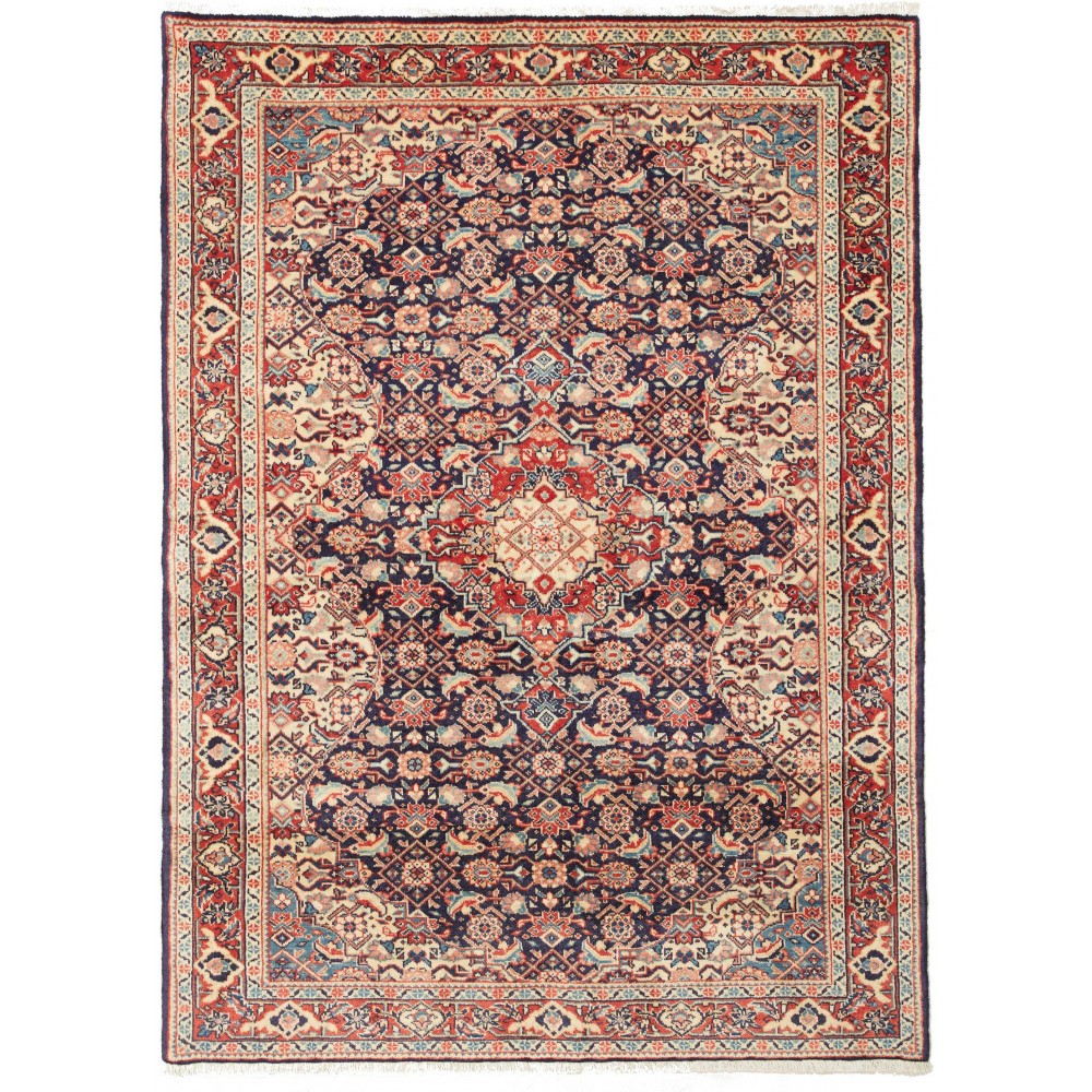 Tappeto Sarough Persia marrone grigio 105x144 Tappeto Sarough Persia marrone grigio 105x144