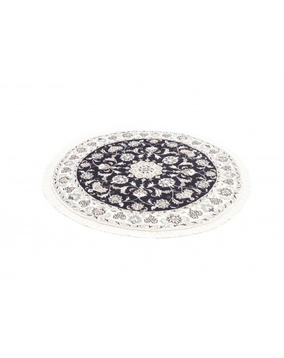 Tappeto Nain Kashmar Persia grigio 130x134
