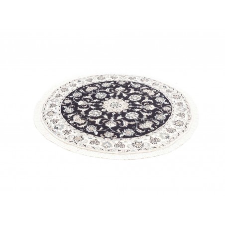Tappeto Nain Kashmar Persia grigio 130x134