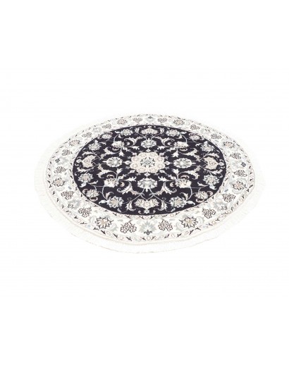 Tappeto Nain Kashmar Persia grigio 130x134