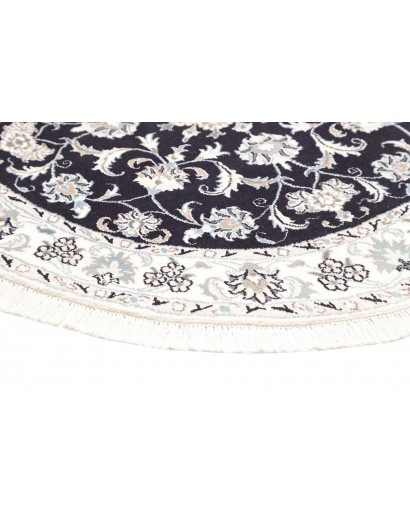 Tappeto Nain Kashmar Persia grigio 130x134
